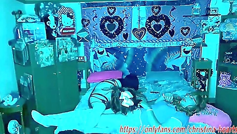 Hot amateur blonde in stockings is getting her asshole creampied