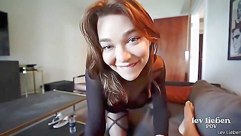 Brunette with huge natural tits and big boobs gets fucked in the ass