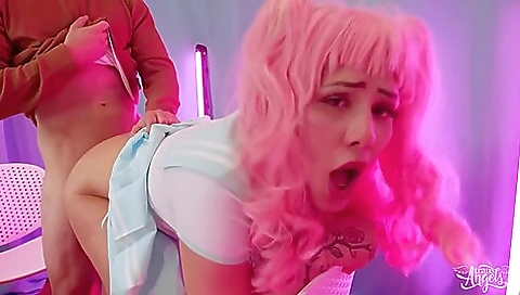 Anal pov - red head - stockings - tattoo - mature - tattoo