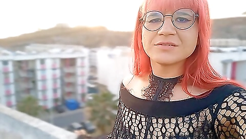 Latina girl gets fucked on the rooftop in sexy sex scene