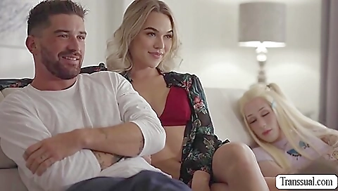 A milf has a horny stepbrother who is eager to please her