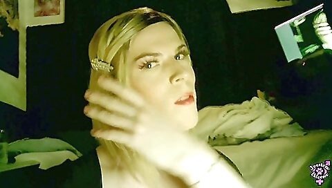 Big dildo anal slut gets multiple toys and swallows