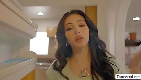 Brunette milf ass is getting nailed all over her pussy