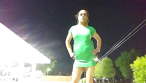 Bianca has an incredible ass and is naked outdoors